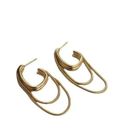 'Chain Fringe' - Ohrringe -   Schmuck #