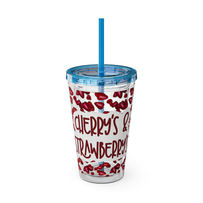 Cherry &amp; Strawberry - Clear Cup