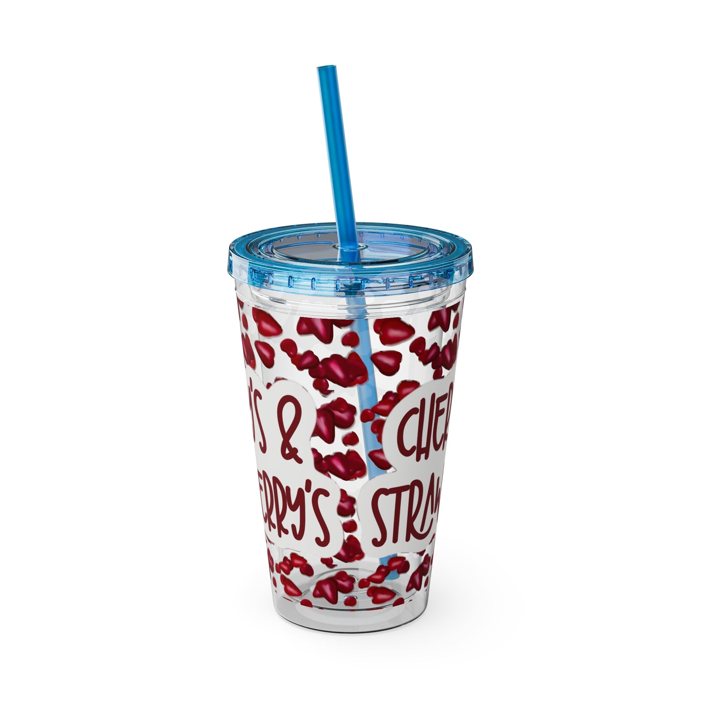 Cherry &amp; Strawberry - Clear Cup