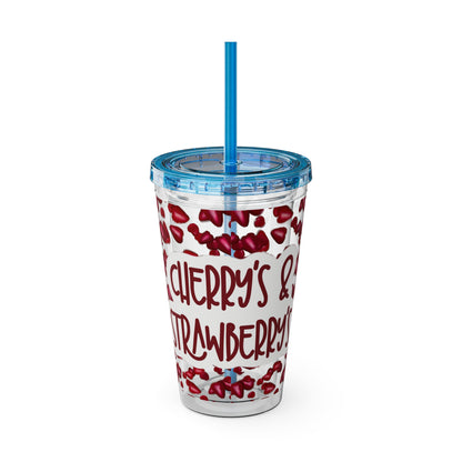 Cherry &amp; Strawberry - Clear Cup