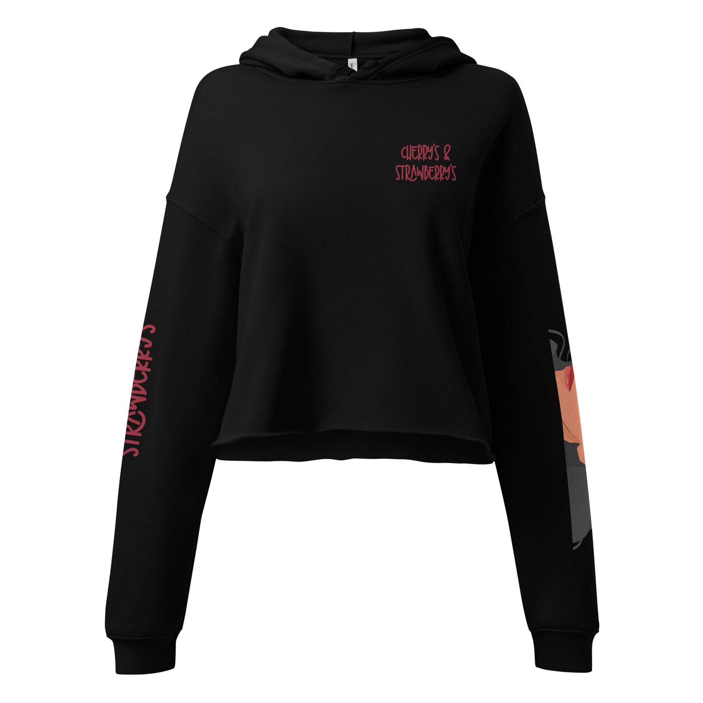 Cherry’s & Strawberry’s - Crop-Hoodie -    #