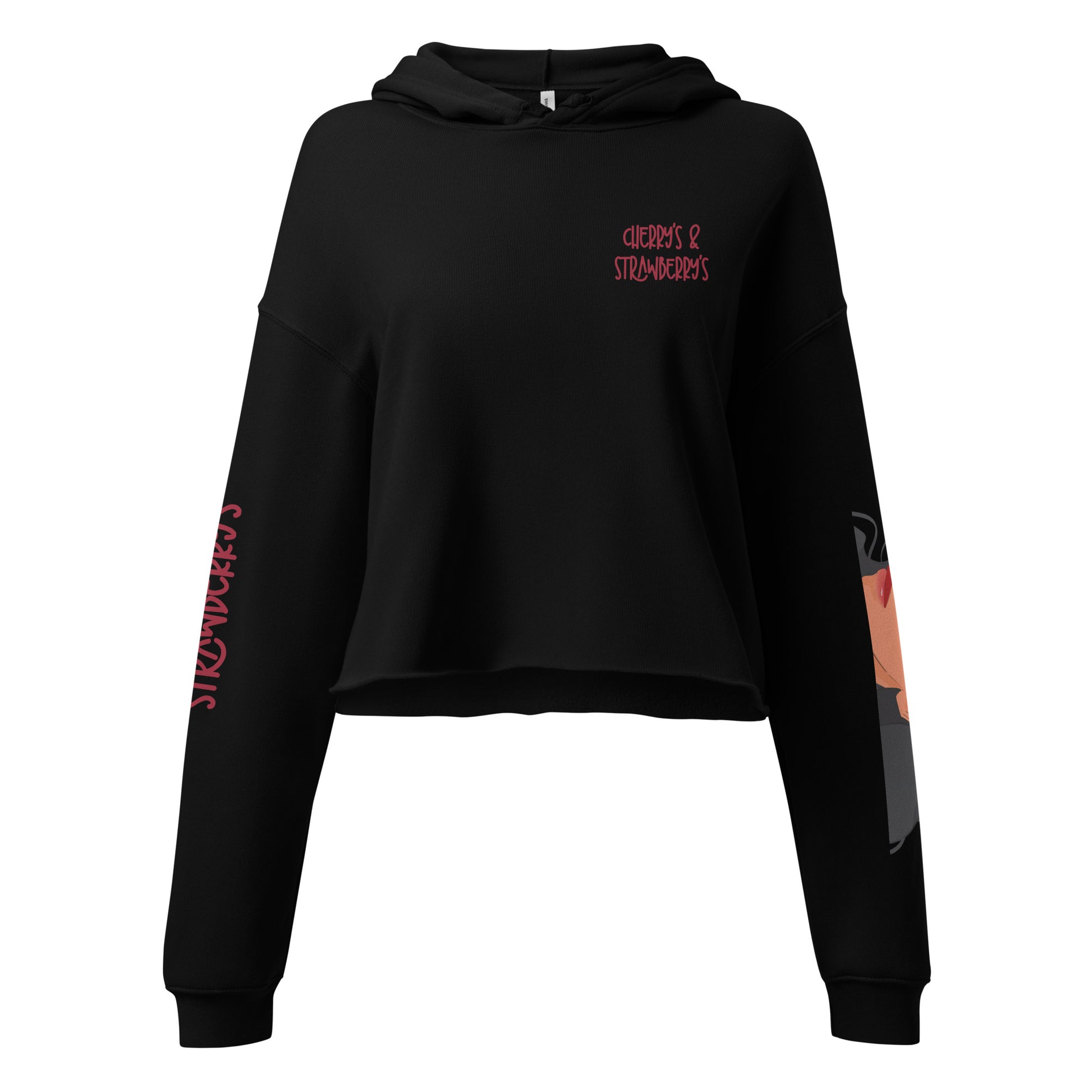 Cherry’s & Strawberry’s - Crop-Hoodie -    #