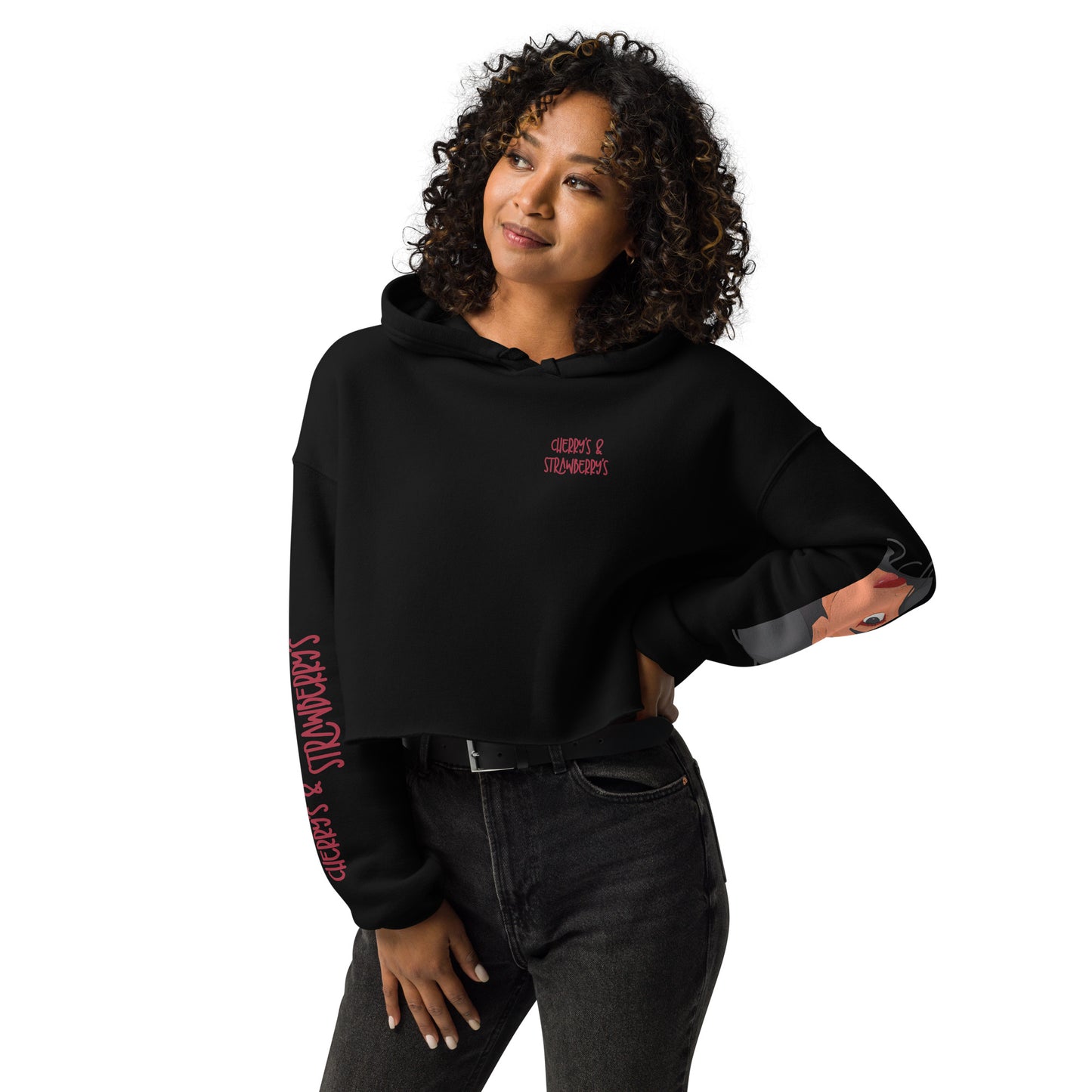 Cherry’s & Strawberry’s - Crop-Hoodie -    #