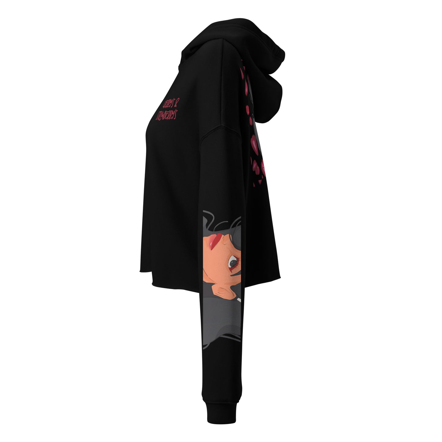 Cherry’s & Strawberry’s - Crop-Hoodie -    #