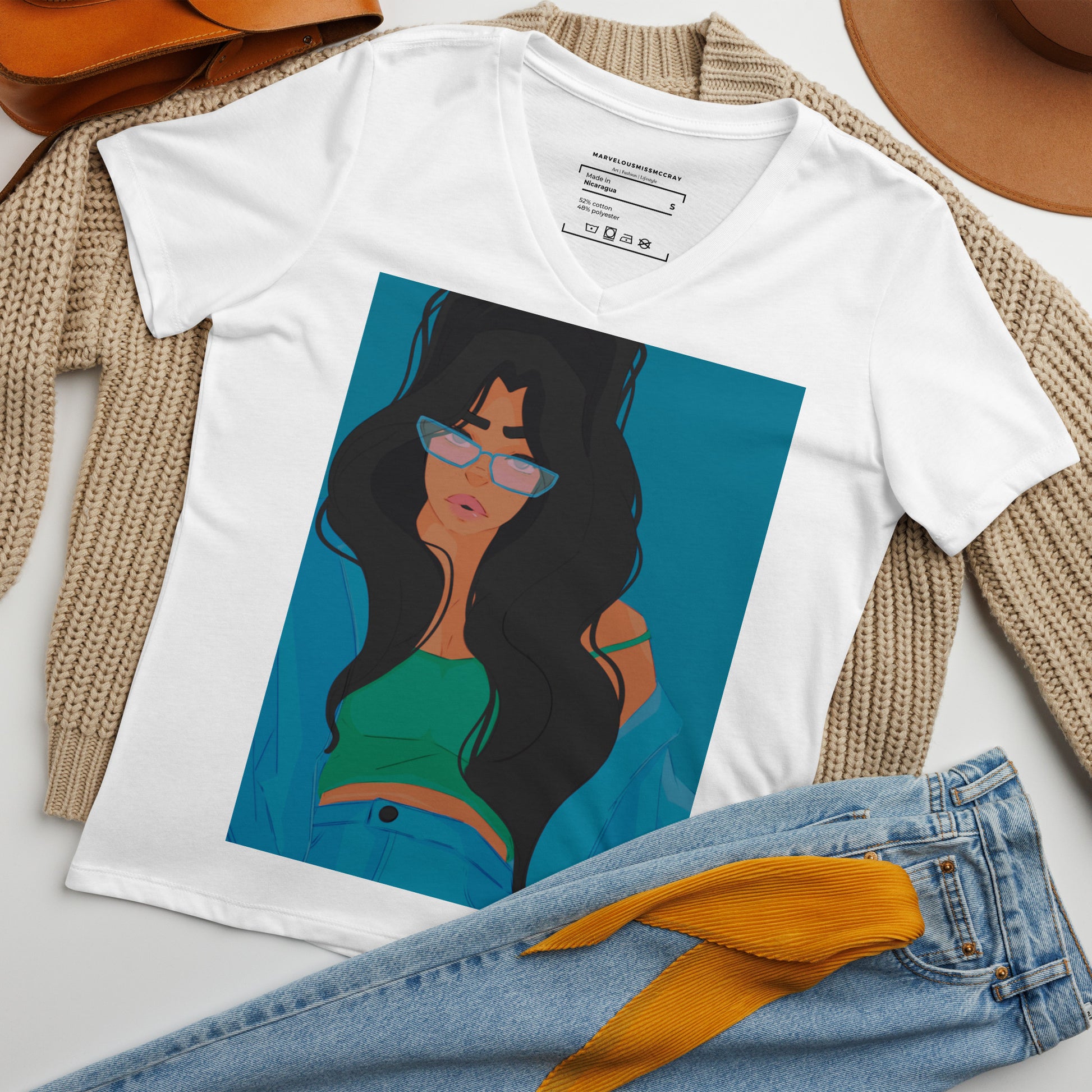 Cool Girl - Lockeres T-Shirt -   Shirts,Top #