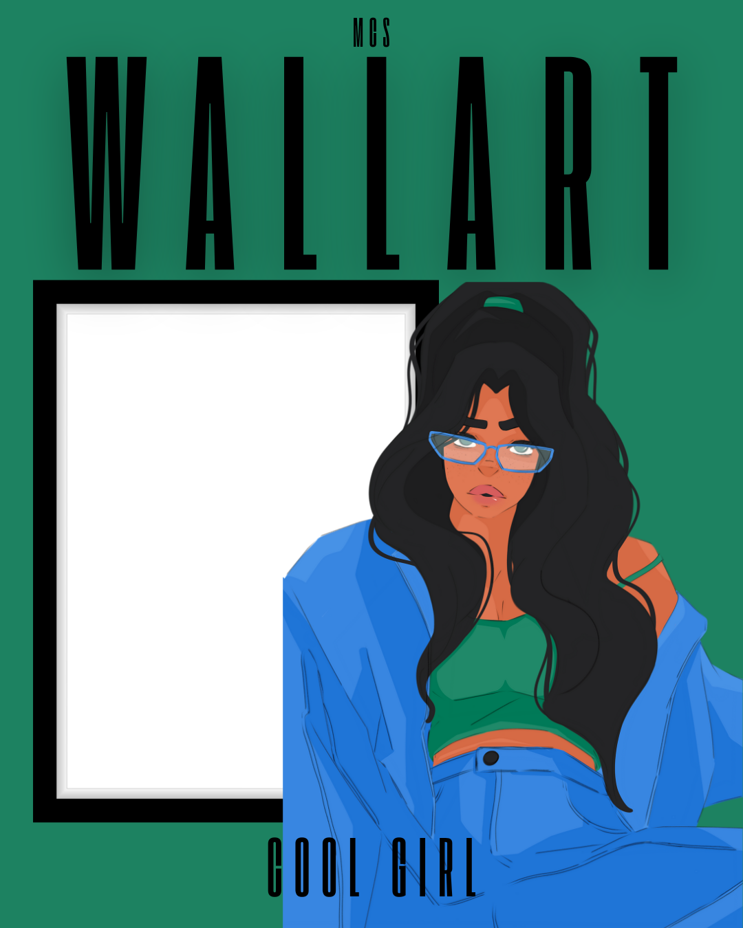 Cool Girl - MCS Wall Art