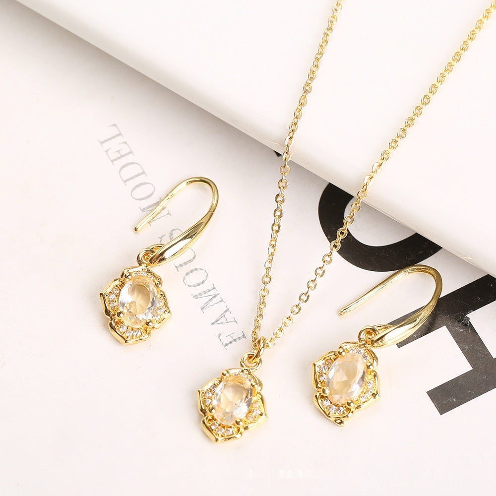 'Crystal Zircon' - Schmuck Set -   Schmuck #