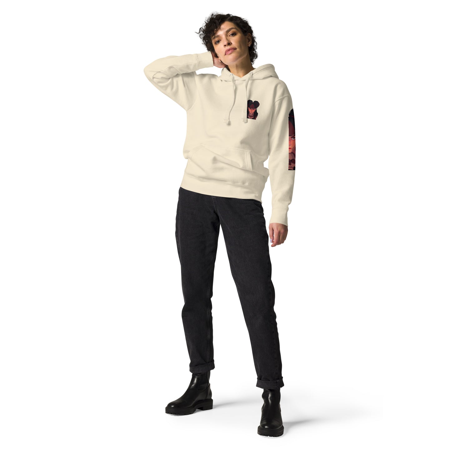Dark Muse - Unisex-Kapuzenpullover -   Kapuzenpullover #