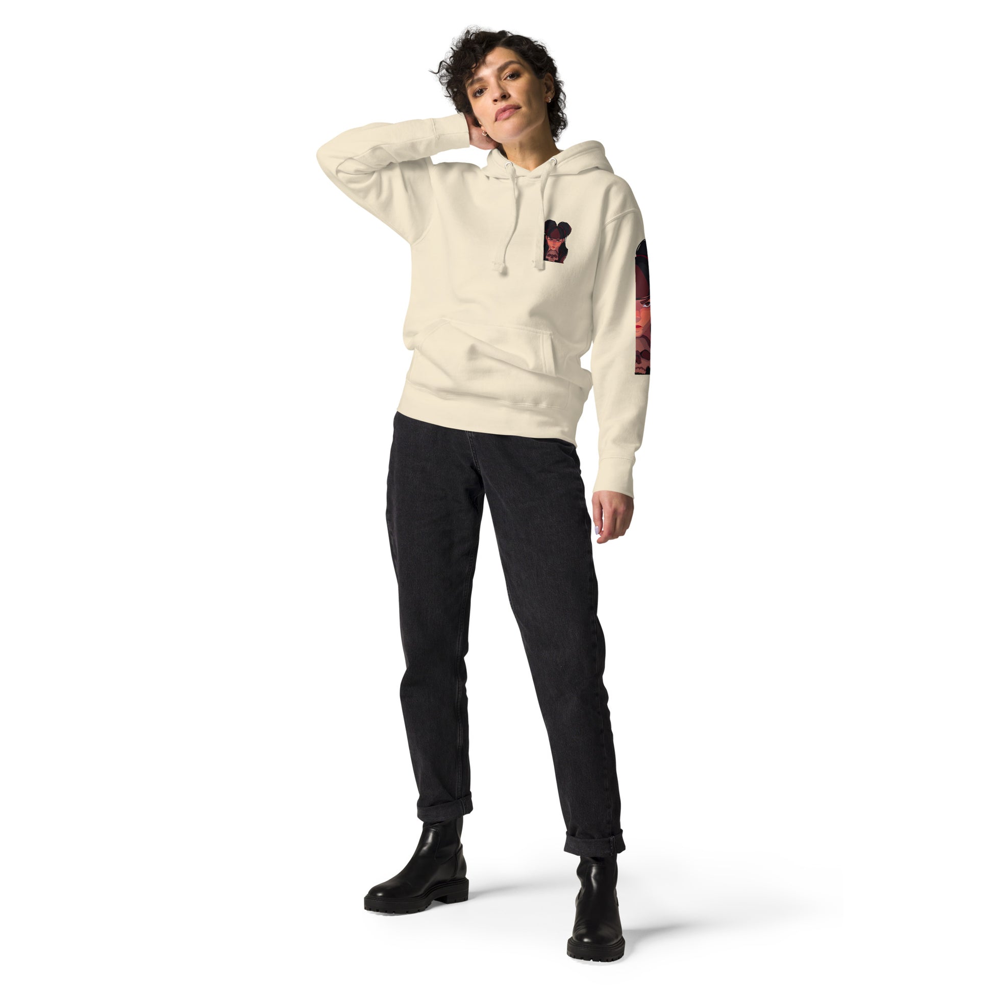 Dark Muse - Unisex-Kapuzenpullover -   Kapuzenpullover #