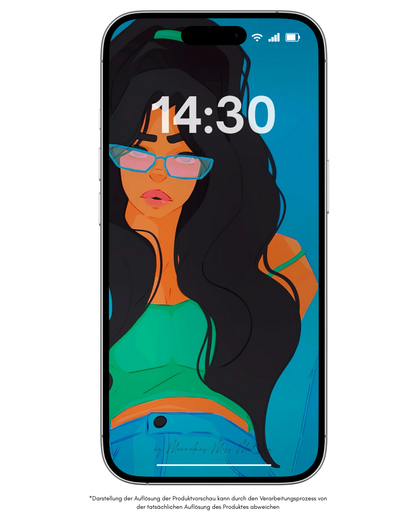 The Cool Girl - Smartphonewallpaper -   Wallpaper