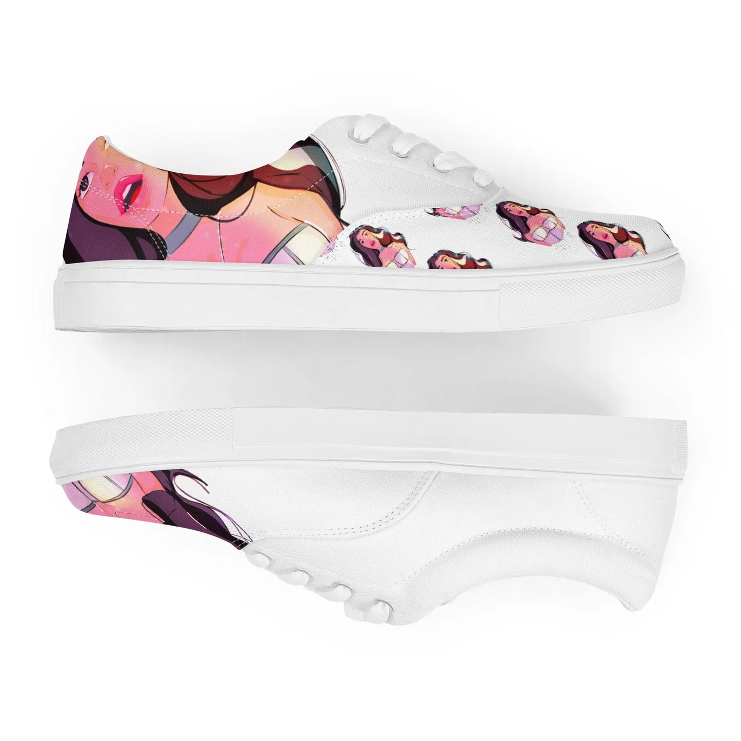 Diamonds - Canvas-Schuhe -   Canvas High-Top Sneaker, Schlappen, Canvas-Schuhe, Canvas-Slipper #