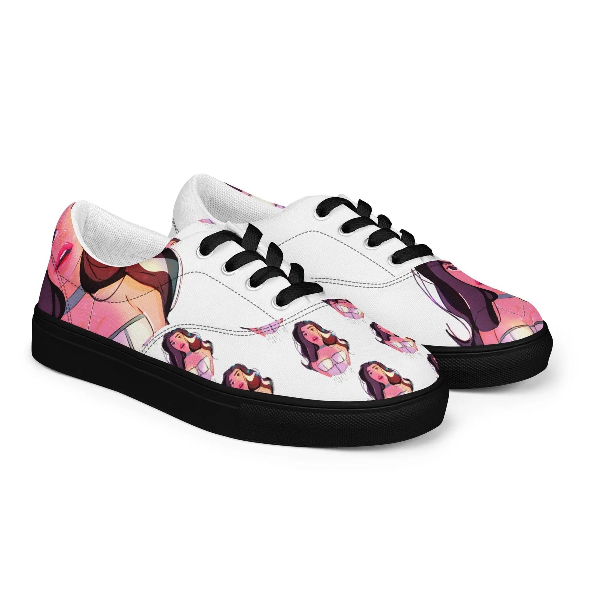 Diamonds - Canvas-Schuhe -   Canvas High-Top Sneaker, Schlappen, Canvas-Schuhe, Canvas-Slipper #