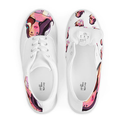 Diamonds - Canvas-Schuhe -   Canvas High-Top Sneaker, Schlappen, Canvas-Schuhe, Canvas-Slipper #