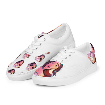 Diamonds - Canvas-Schuhe -   Canvas High-Top Sneaker, Schlappen, Canvas-Schuhe, Canvas-Slipper #