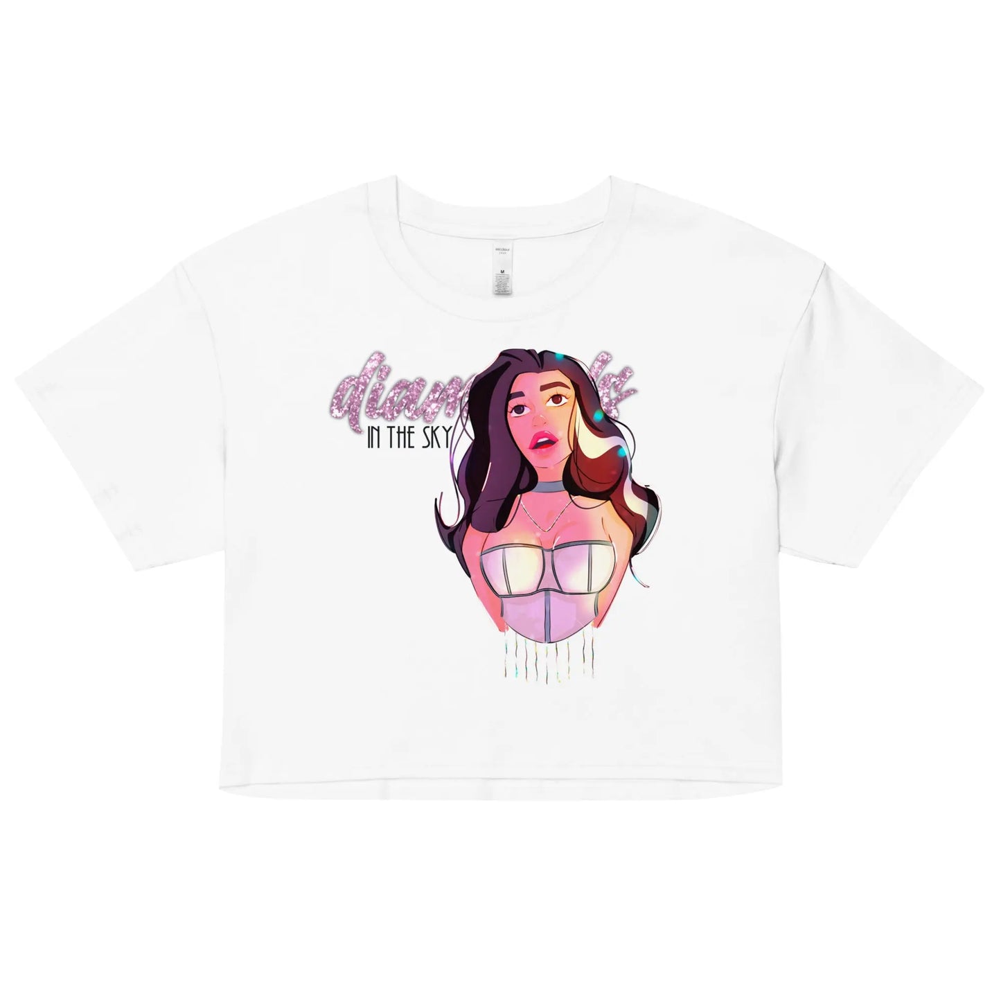 Diamonds - Crop Top -   T-Shirts, Tank-Tops, Shirts mit 3/4-Ärmeln, Langarmshirts, Poloshirts, Crop-Tops #