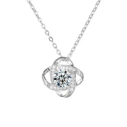 Clover Necklace Pendant Female Clavicle Chain -   0 #