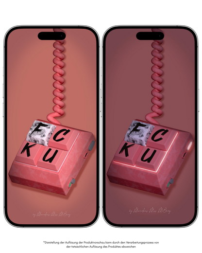 FCKU 3D Keyboard - smartphone wallpaper