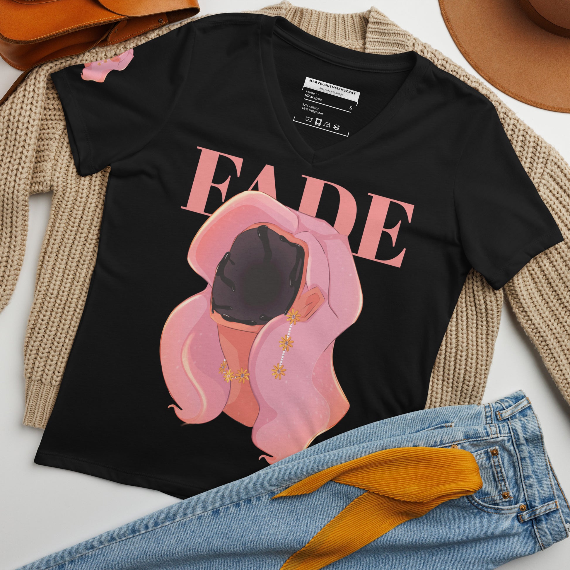 Fade - Lockeres T-Shirt -   Shirts,Top #