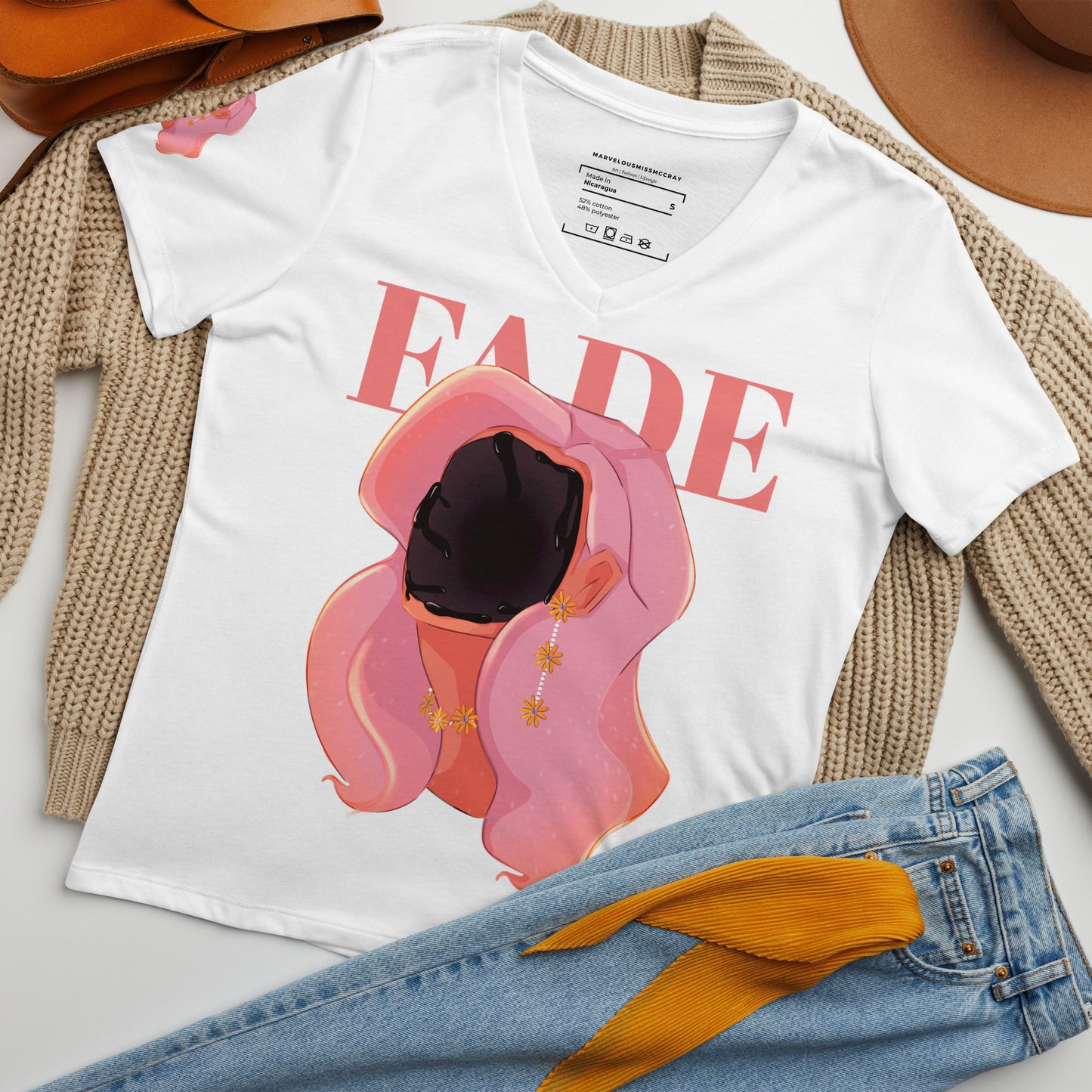 Fade - Lockeres T-Shirt -   Shirts,Top #