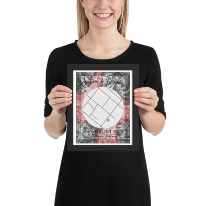 "Favorite Place" - Personalized Poster with Frame