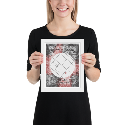 "Favorite Place" - Personalized Poster with Frame