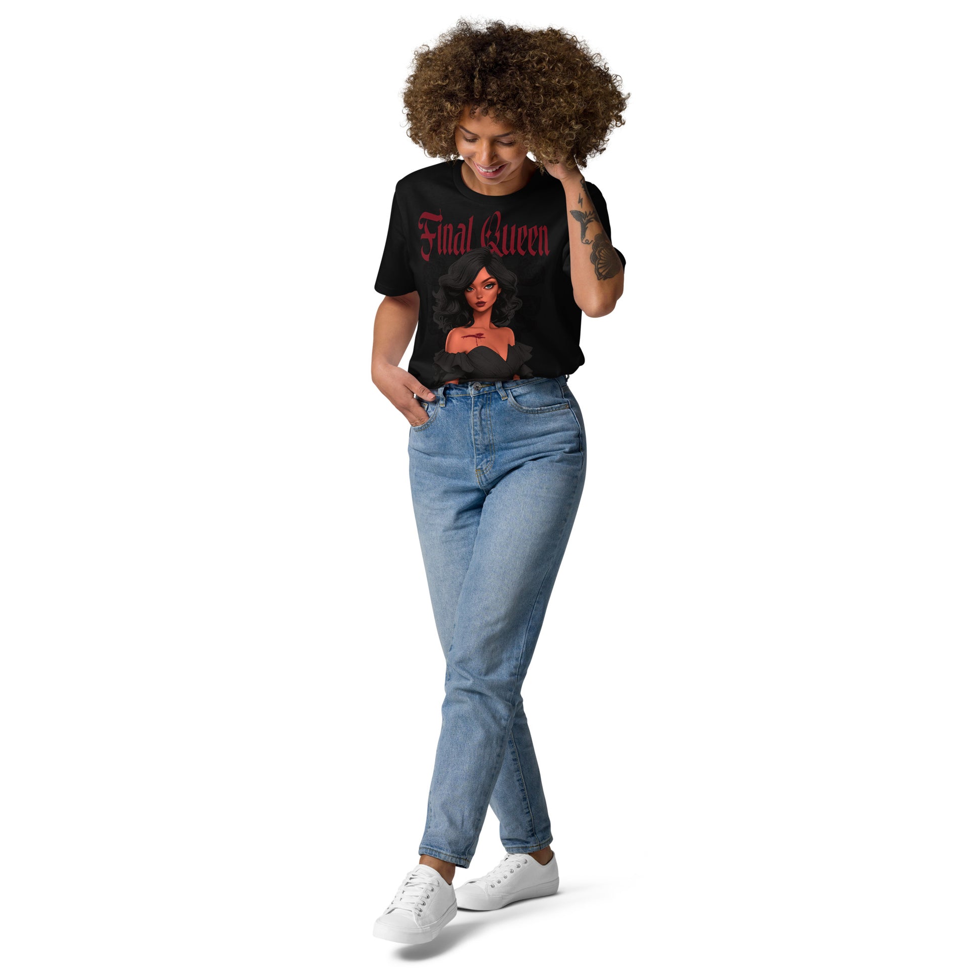 Final Queen - Cotton Shirt -   Shirts,Top #