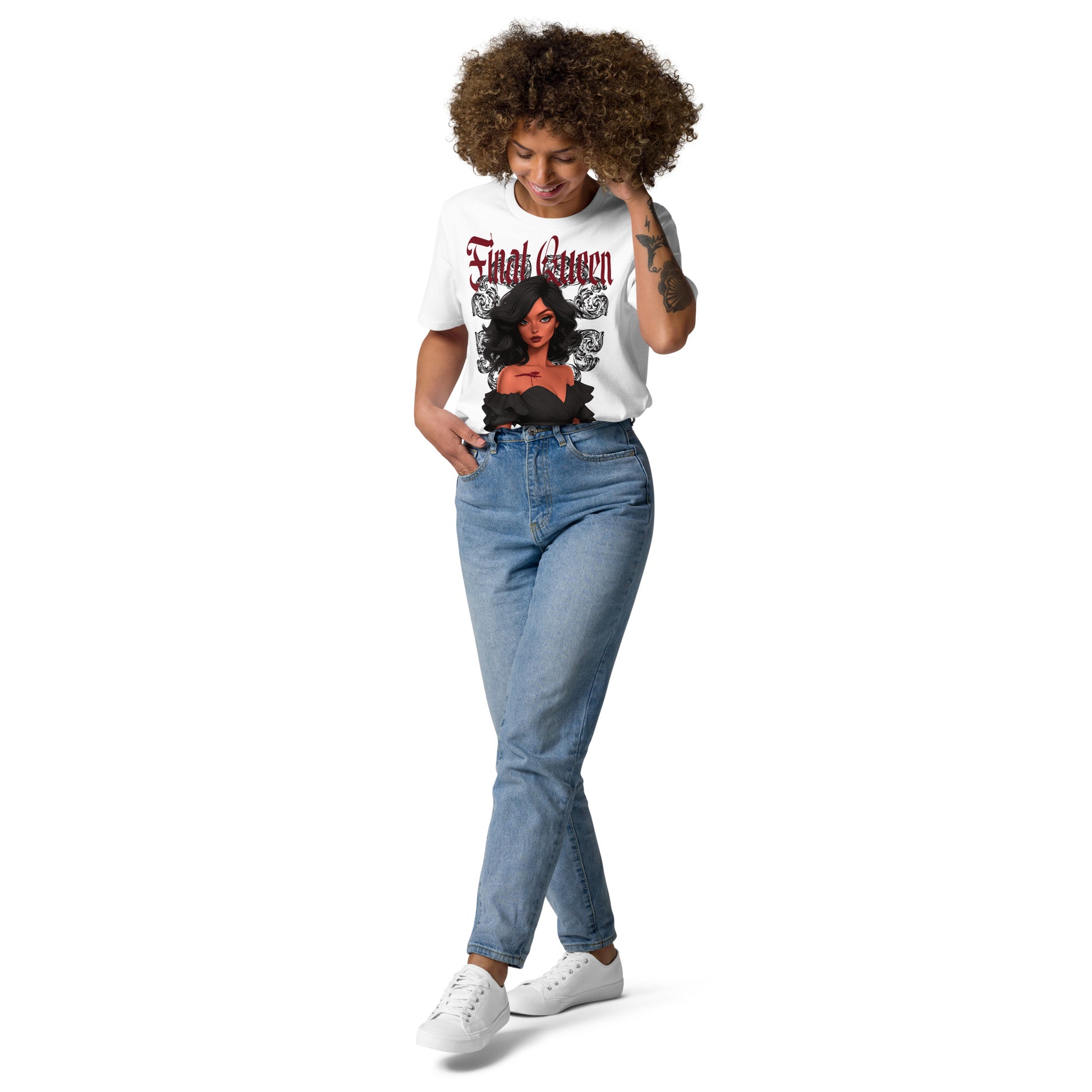 Final Queen - Cotton Shirt -   Shirts,Top #