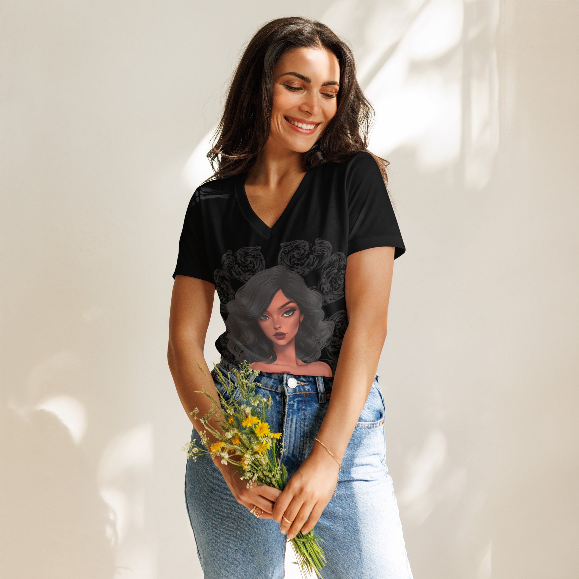 Final Queen - Lockeres T-Shirt -   Shirts,Top #