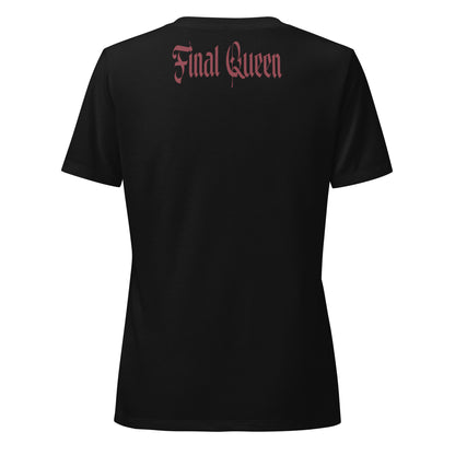 Final Queen - Lockeres T-Shirt -   Shirts,Top #