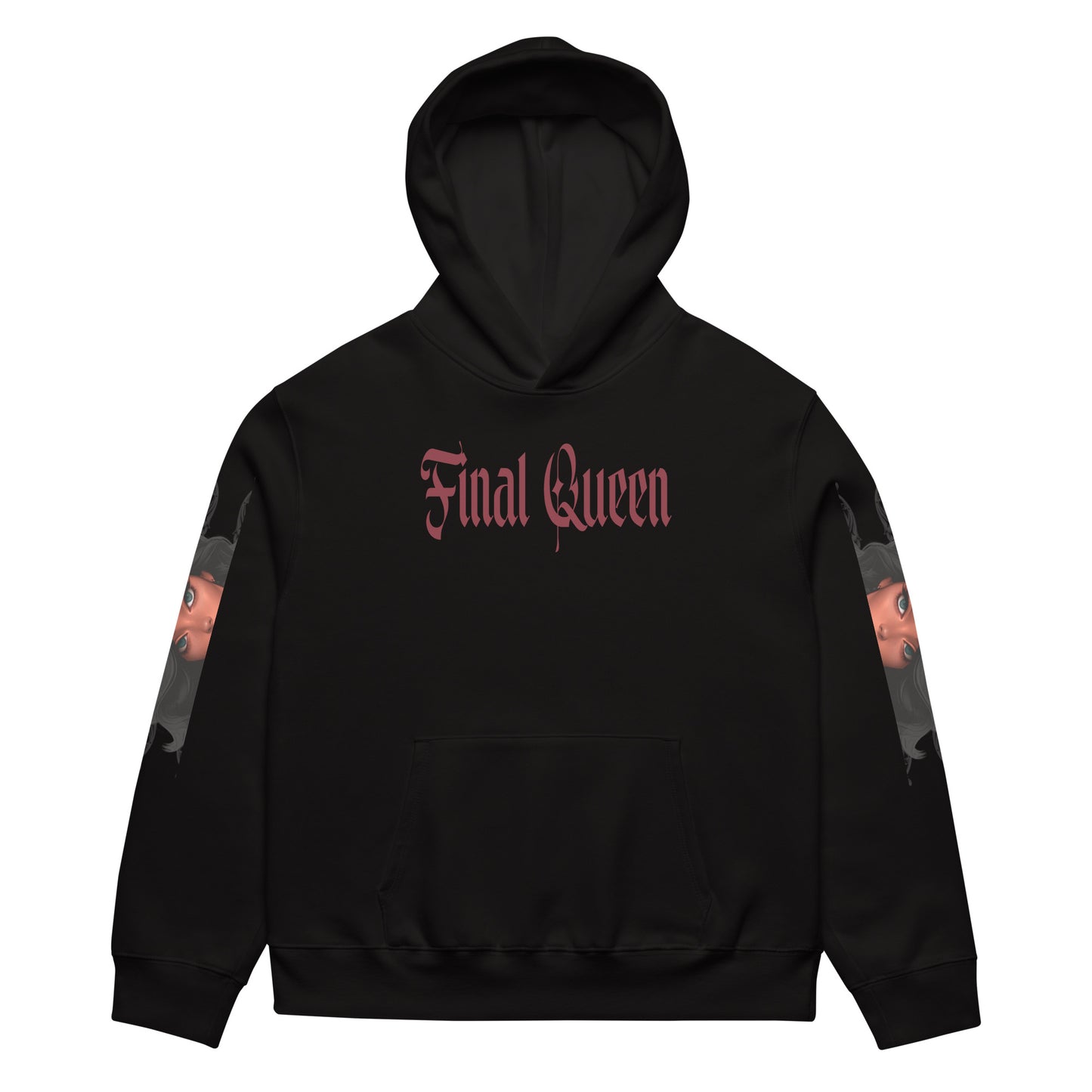 Final Queen - Oversized Hoodie -   Oversized Hoodie #