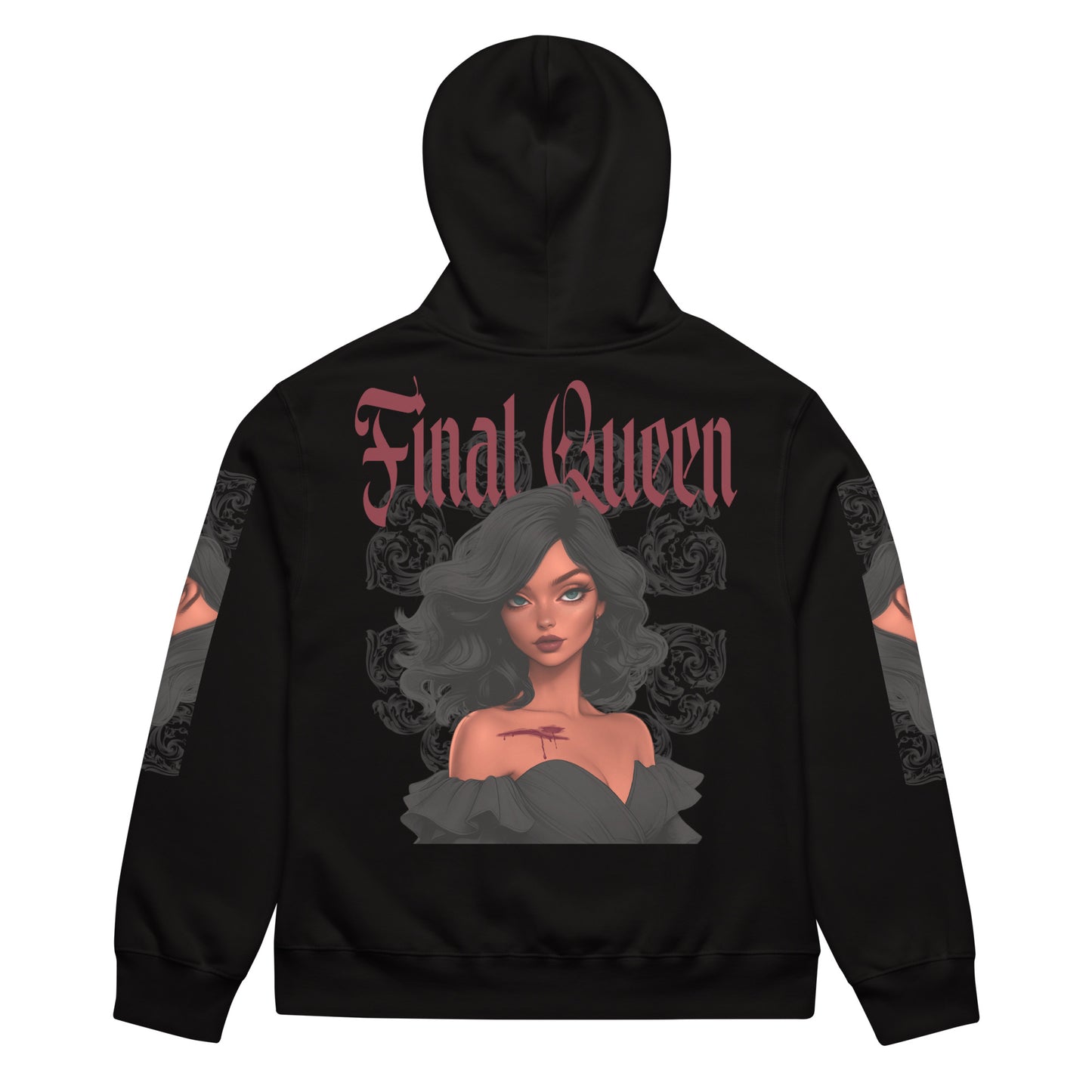 Final Queen - Oversized Hoodie -   Oversized Hoodie #