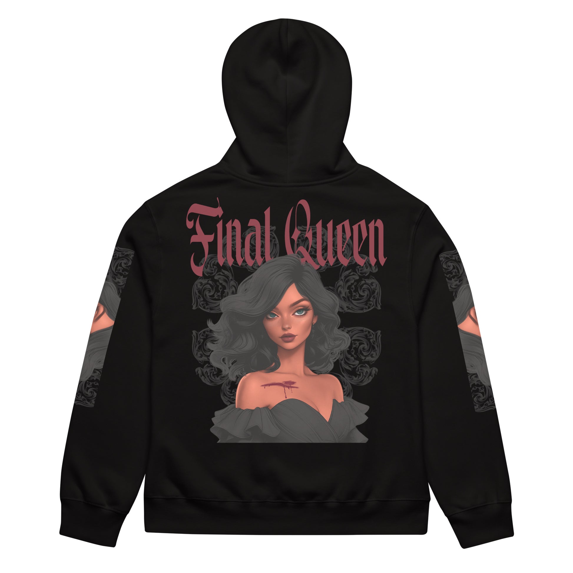 Final Queen - Oversized Hoodie -   Oversized Hoodie #