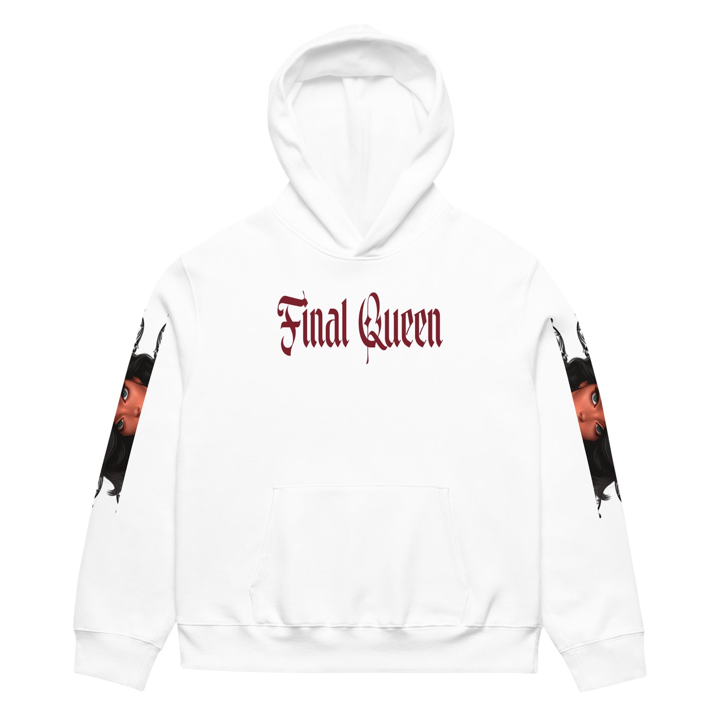 Final Queen - Oversized Hoodie -   Oversized Hoodie #