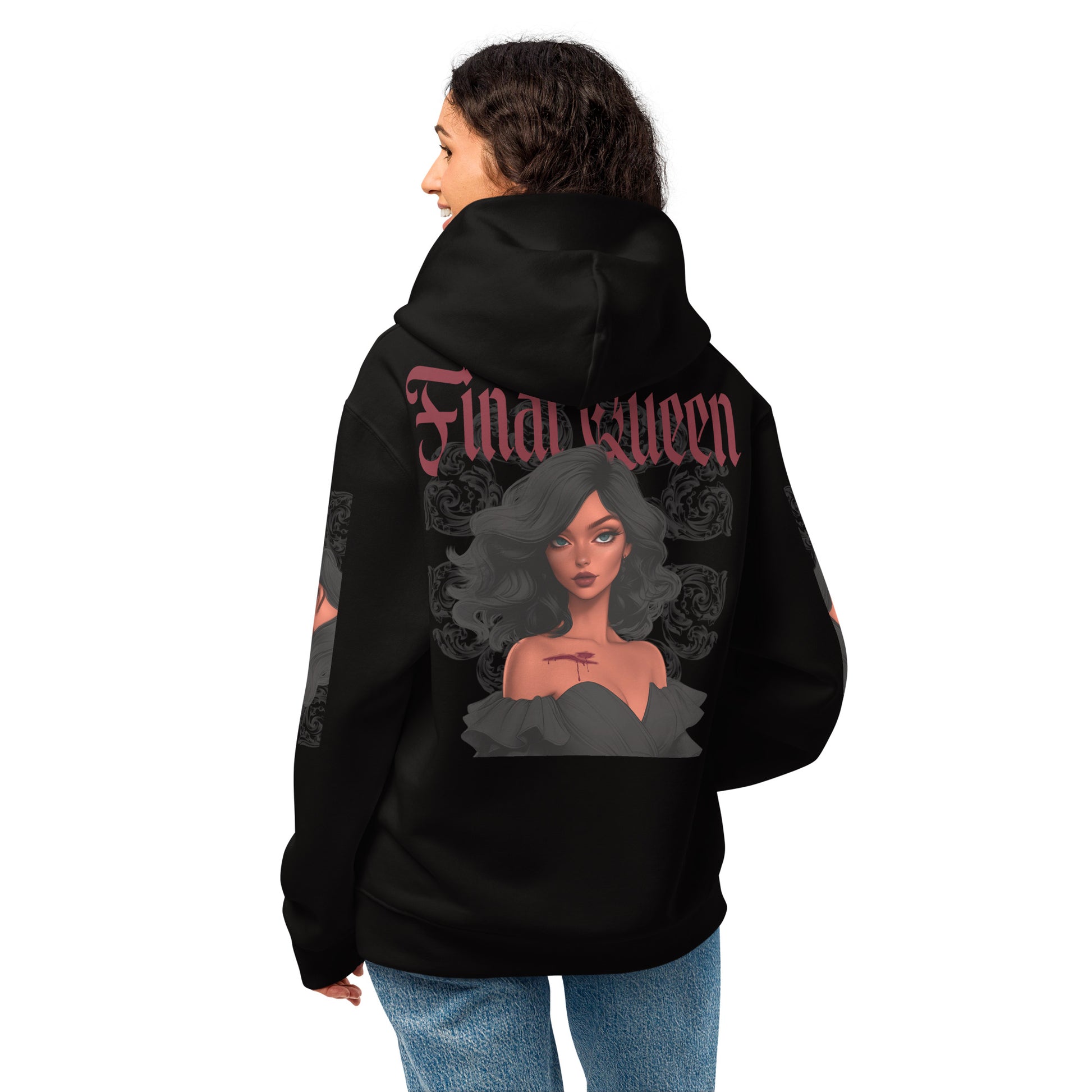 Final Queen - Oversized Hoodie -   Oversized Hoodie #