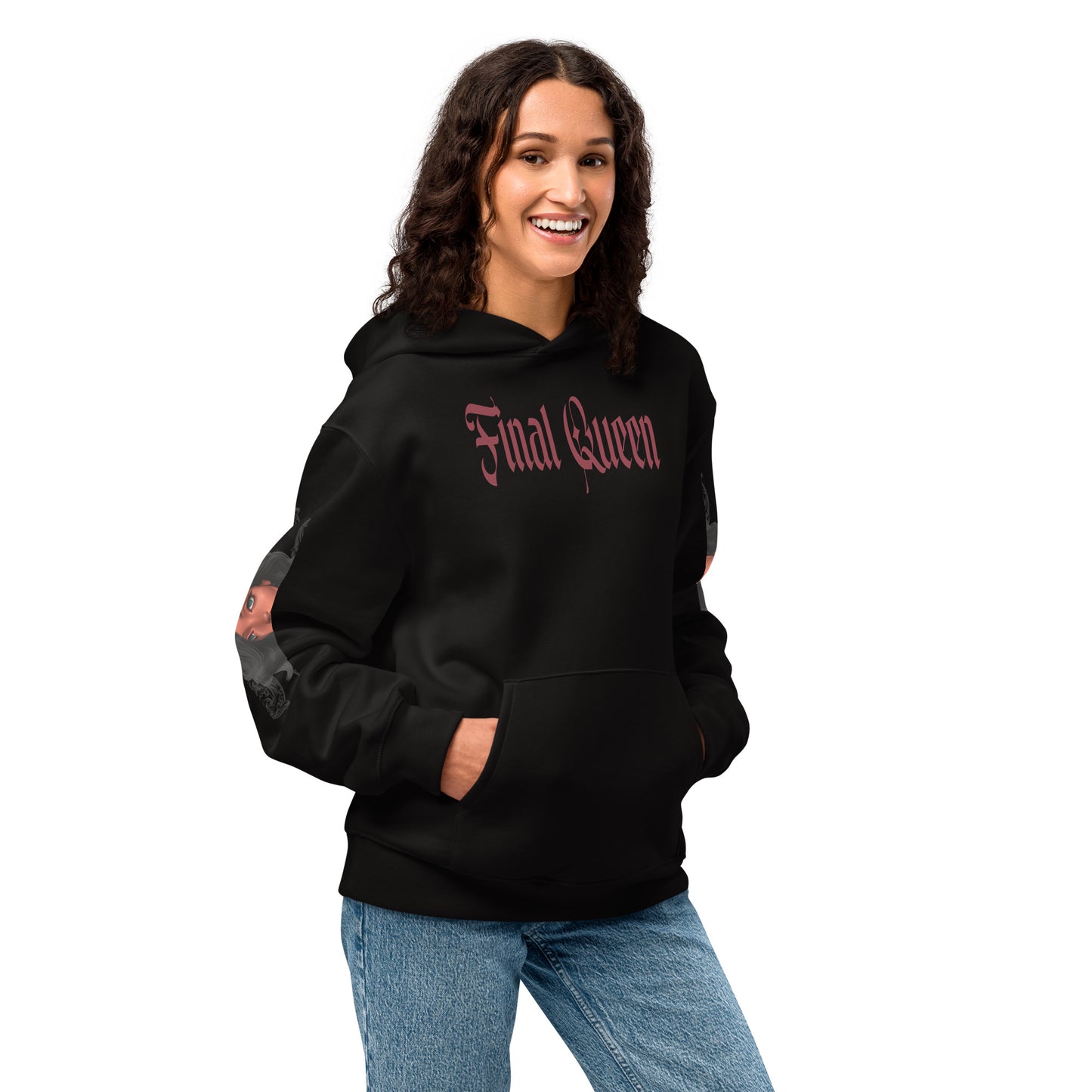 Final Queen - Oversized Hoodie -   Oversized Hoodie #