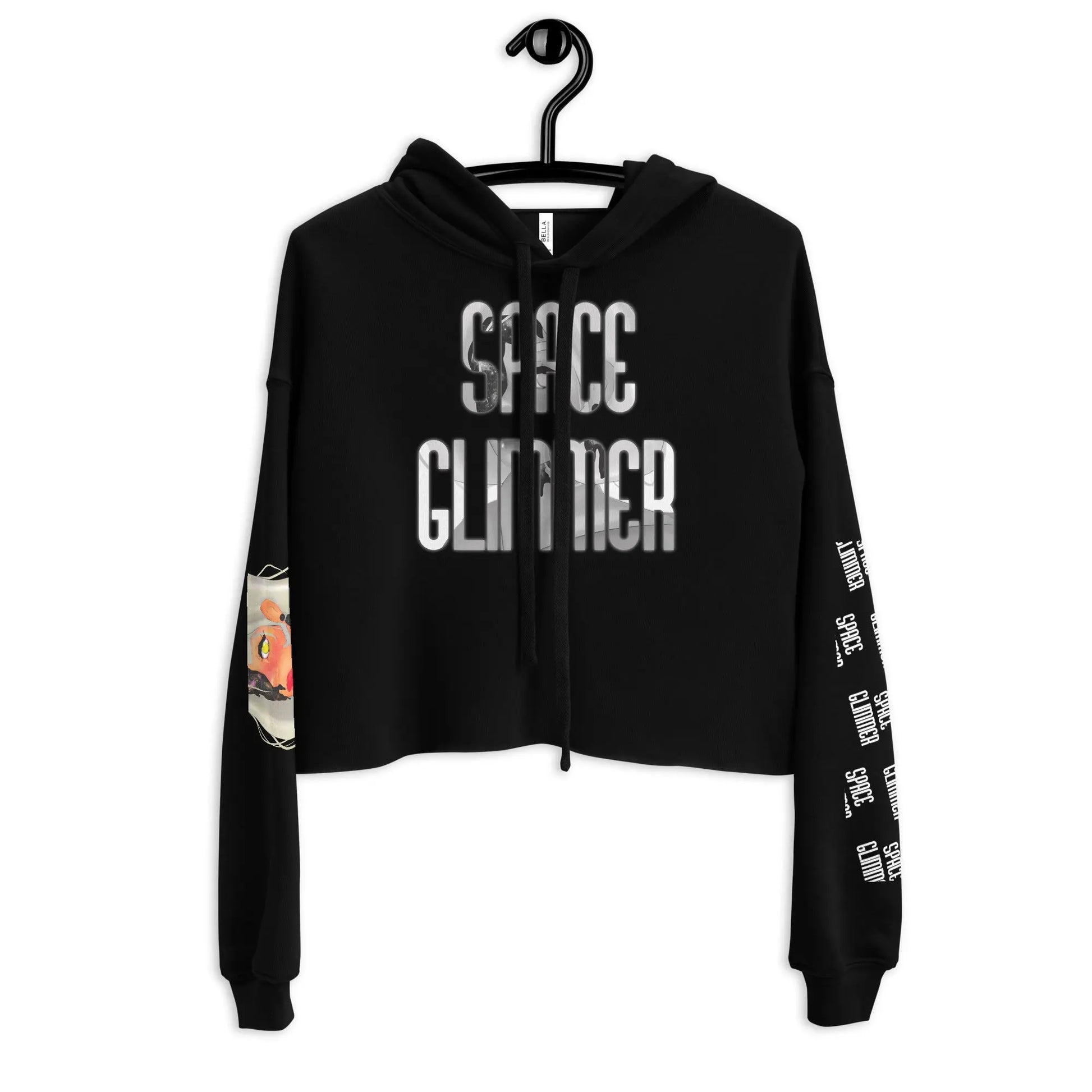 Glimmer Space - Crop Hoodie -   Hoodies, Pullover, Jacken, Sweatpants, Jogginghosen, Hosen #