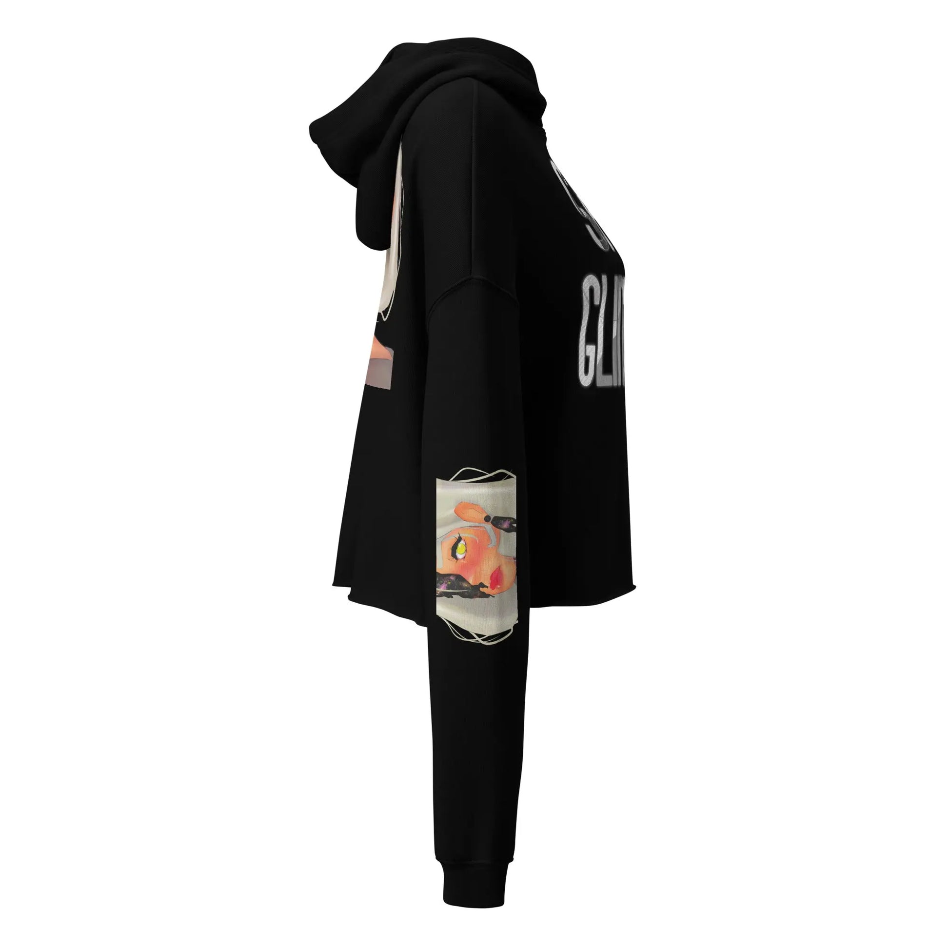 Glimmer Space - Crop Hoodie -   Hoodies, Pullover, Jacken, Sweatpants, Jogginghosen, Hosen #