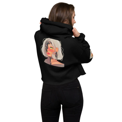 Glimmer Space - Crop Hoodie -   Hoodies, Pullover, Jacken, Sweatpants, Jogginghosen, Hosen #