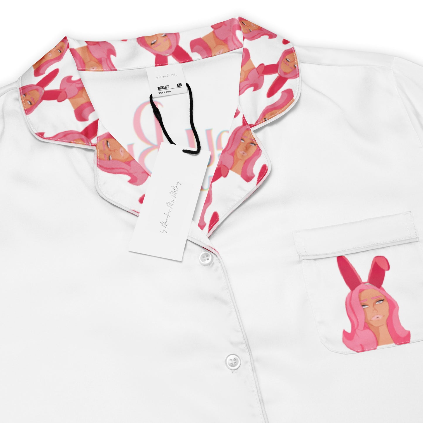 Honey Bunny - kurzes Pyjama-Top -   PJ #