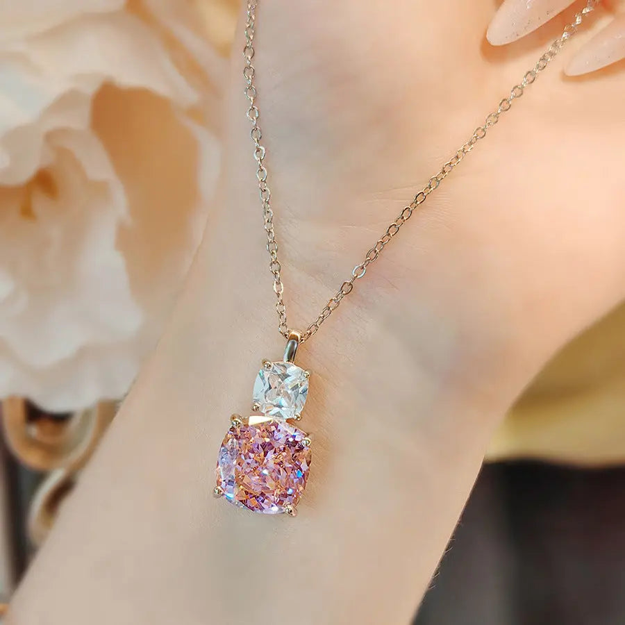 „High Carbon Diamond Ice Flower Cut“ Schmuck -   0 #
