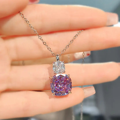 „High Carbon Diamond Ice Flower Cut“ Schmuck -   0 #