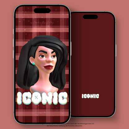 Iconic PinUp - smartphone wallpaper