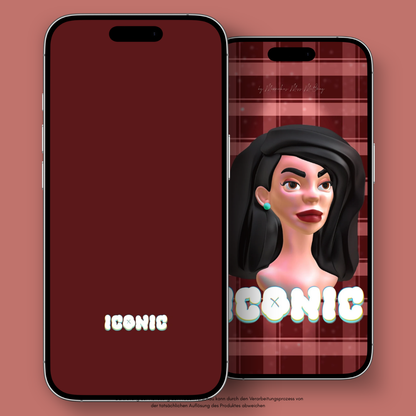 Iconic PinUp - smartphone wallpaper