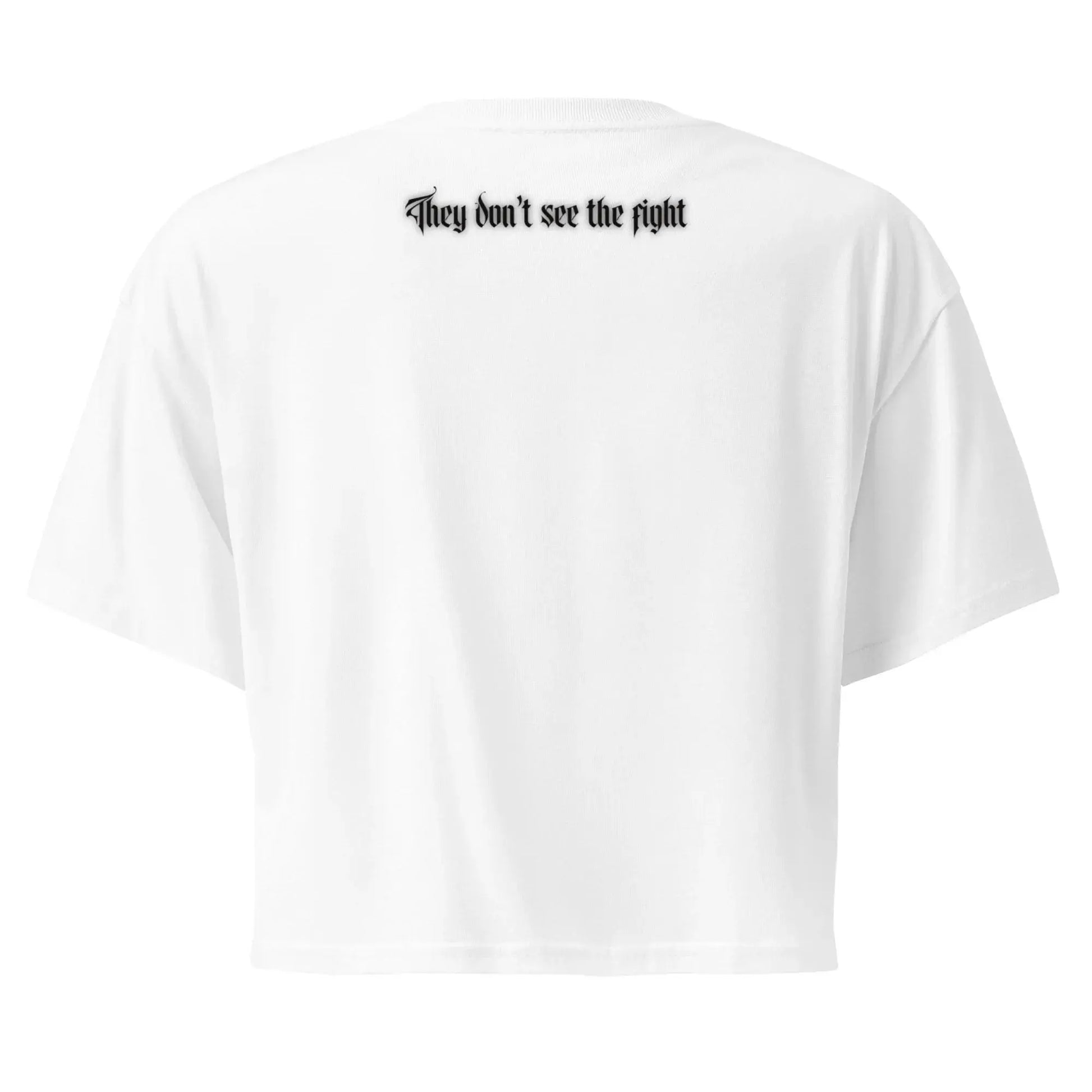 Invisible Fight - Crop Top -    #