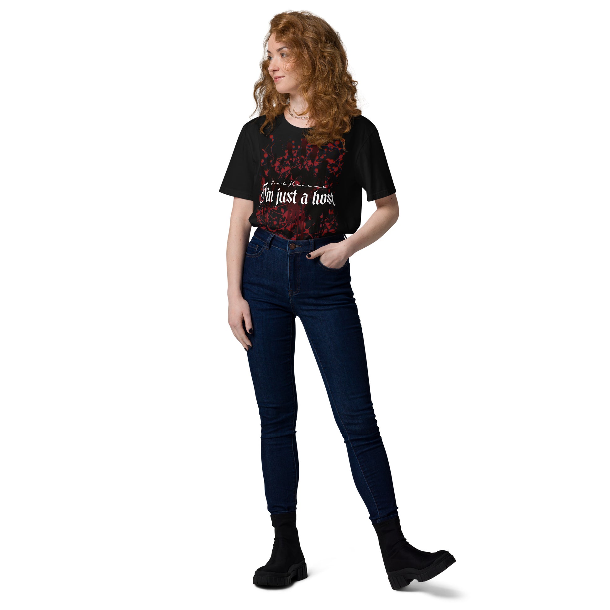 Just a host - Cotton Shirt -   Shirts,Top #