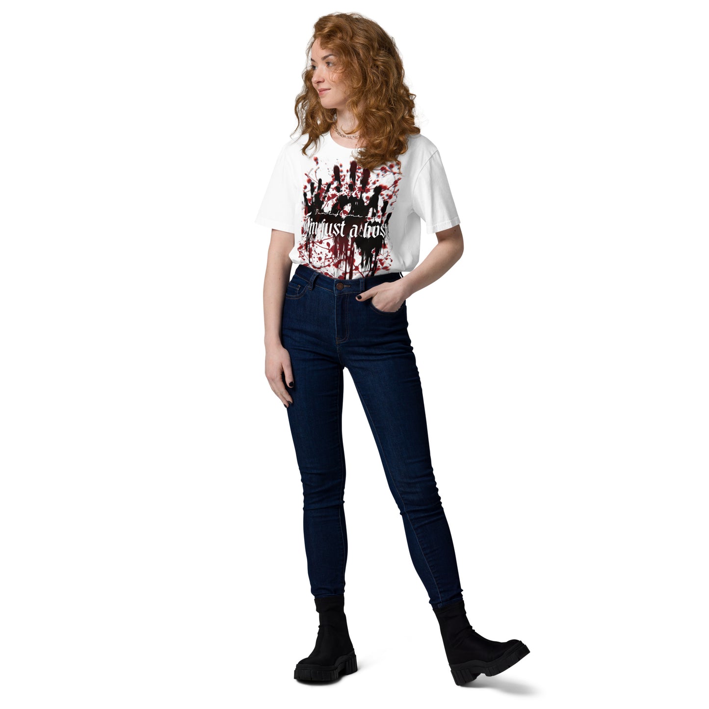 Just a host - Cotton Shirt -   Shirts,Top #