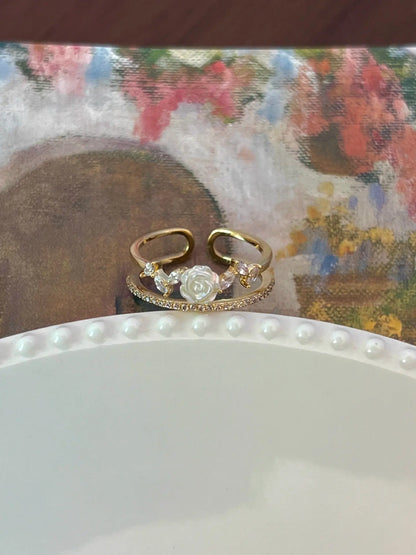 Niche Unique Korean Style Light Luxury High-grade Butterfly Ring -   Schmuck #