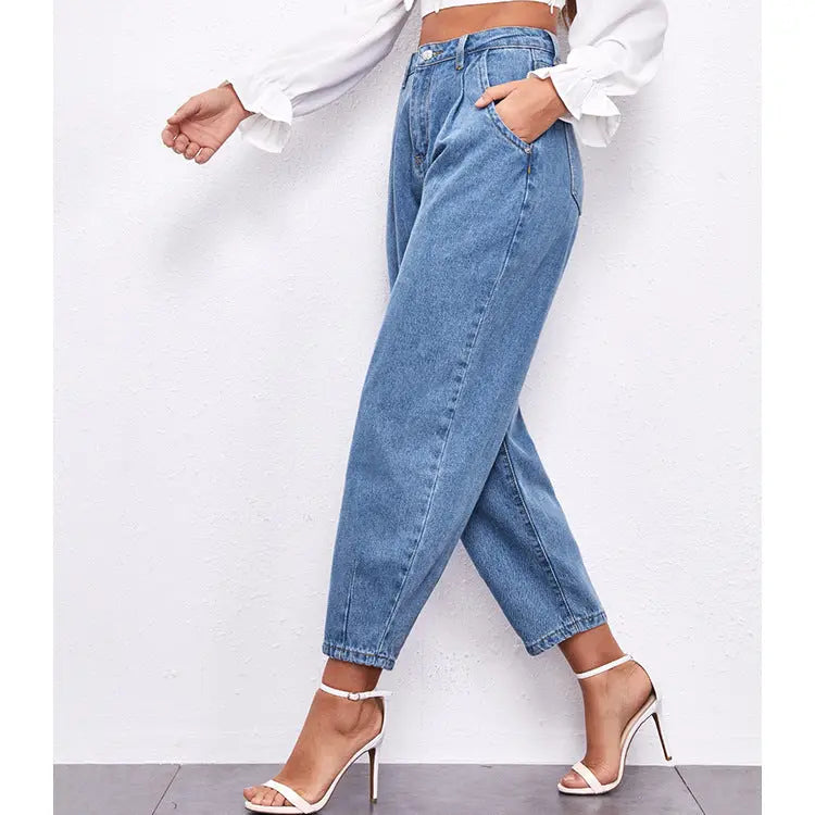 Loose Denim Jeans -   Jeans #