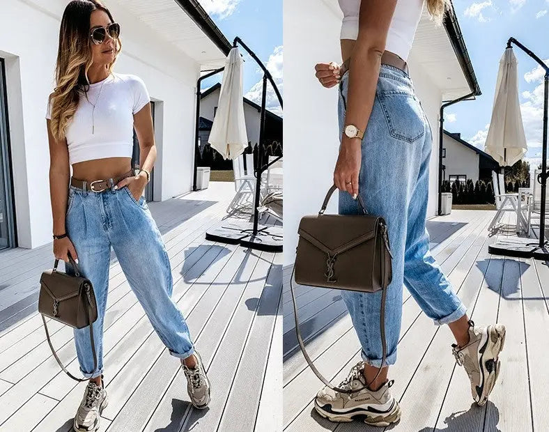 Loose Denim Jeans -   Jeans #