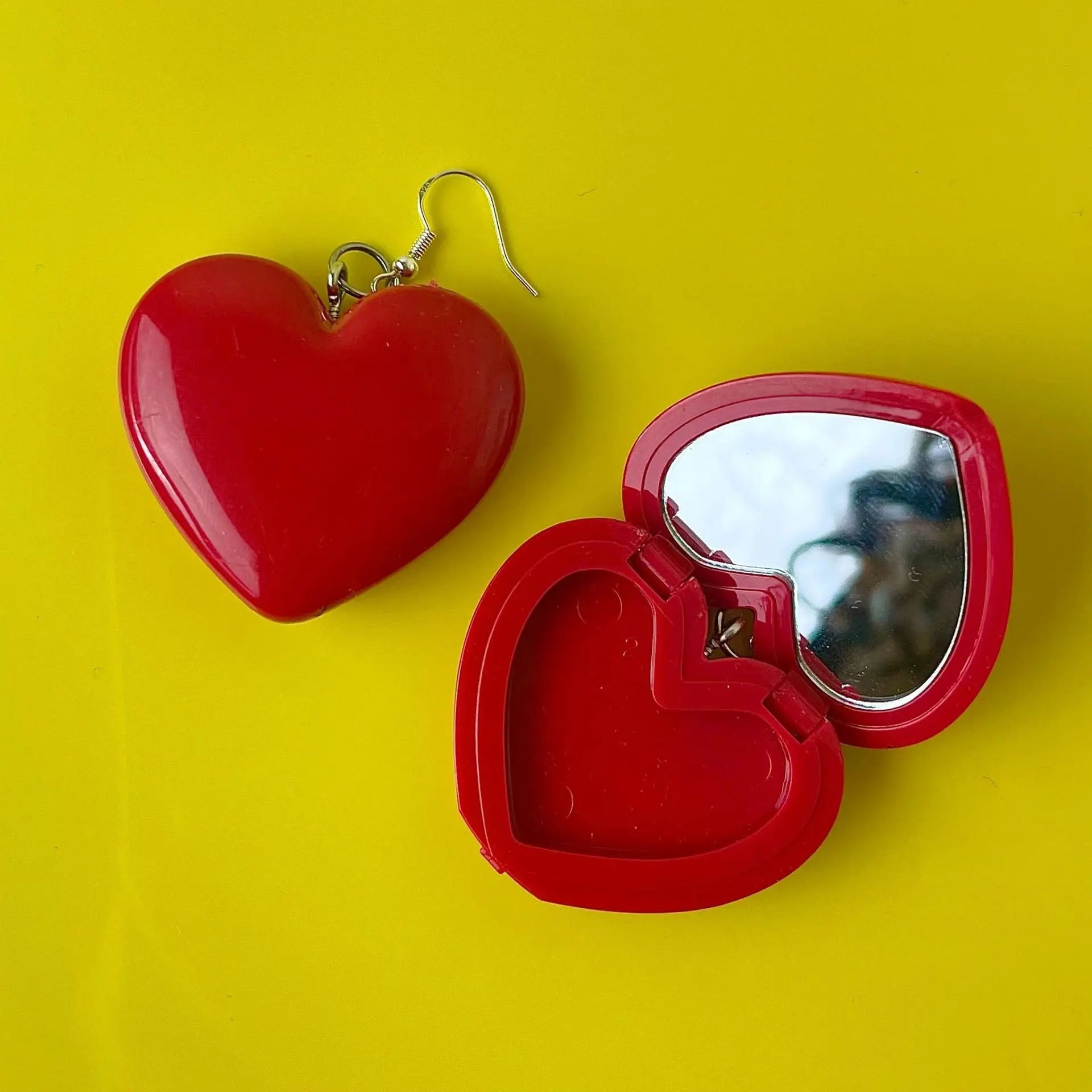 Love Glasses Lipstick Sub-package Earrings -   Schmuck #